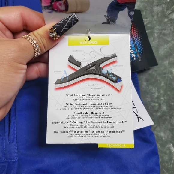 Arctix Chest High Bib Overalls Royal Blue - Picture 5 of 8